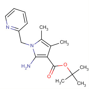1H-Pyrrole-3-carboxylic acid,2-amino-4,5-dimethyl-1-(2-pyridinylmethyl)-, 1,1-dimethylethyl ester