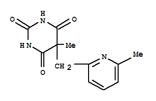 5-methyl-5-[(6-methylpyridin-2-yl)methyl]pyrimidine-2,4,6(1H,3H,5H)-trione