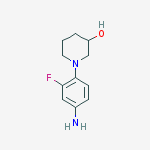 1-(4-Amino-2-fluorophenyl)-3-piperidinol