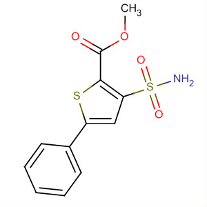 2-Thiophenecarboxylic acid, 3-(aminosulfonyl)-5-phenyl-, methyl ester