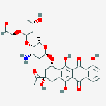 (1S,3S)-3-acetyl-3,5,10,12-tetrahydroxy-6,11-dioxo-1,2,3,4,6,11-hexahydrotetracen-1-yl 3-amino-2,3,6-trideoxy-4-O-{(3S)-3-hydroxy-1-[(1S)-1-methyl-2-oxoethoxy]butyl}-alpha-L-lyxo-hexopyranoside
