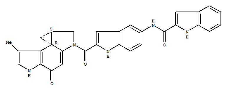 N-(2-{[(4aS)-3-methyl-8-oxo-1,4a,5,8-tetrahydrocyclopropa[c]pyrrolo[3,2-e]indol-6(4H)-yl]carbonyl}-1H-indol-5-yl)-1H-indole-2-carboxamide