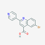 6-BROMO-2-PYRIDIN-4-YL-QUINOLINE-4-CARBOXYLIC ACID