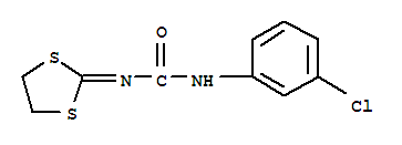 1-(3-chlorophenyl)-3-(1,3-dithiolan-2-ylidene)urea