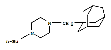 1-butyl-4-(tricyclo[3.3.1.1~3,7~]dec-1-ylmethyl)piperazine
