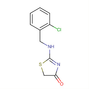 4(5H)-Thiazolone, 2-[[(2-chlorophenyl)methyl]amino]-