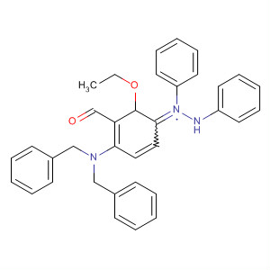 Benzaldehyde, 4-[bis(phenylmethyl)amino]-2-ethoxy-,diphenylhydrazone