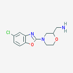 1-[4-(5-CHLORO-1,3-BENZOXAZOL-2-YL)MORPHOLIN-2-YL]METHANAMINE 95%