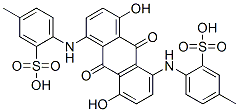 2,2-[[(9,10-Dihydro-4,8-dihydroxy-9,10-dioxoanthracene)-1,5-diyl]bisimino]bis(5-methylbenzenesulfonic acid)