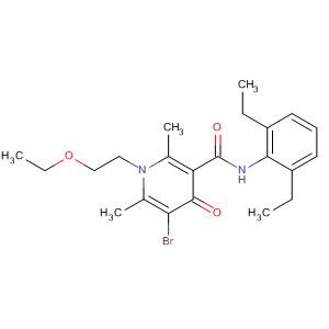 3-Pyridinecarboxamide,5-bromo-N-(2,6-diethylphenyl)-1-(2-ethoxyethyl)-1,4-dihydro-2,6-dimethyl-4-oxo-
