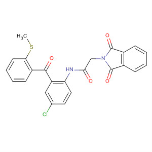 2H-Isoindole-2-acetamide,N-[4-chloro-2-[2-(methylthio)benzoyl]phenyl]-1,3-dihydro-1,3-dioxo-