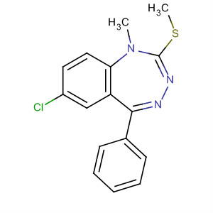 1H-1,3,4-Benzotriazepine, 7-chloro-1-methyl-2-(methylthio)-5-phenyl-