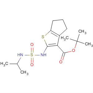 4H-Cyclopenta[b]thiophene-3-carboxylic acid,5,6-dihydro-2-[[[(1-methylethyl)amino]sulfonyl]amino]-, 1,1-dimethylethylester