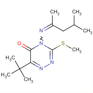 1,2,4-Triazin-5(4H)-one,4-[(1,3-dimethylbutylidene)amino]-6-(1,1-dimethylethyl)-3-(methylthio)-