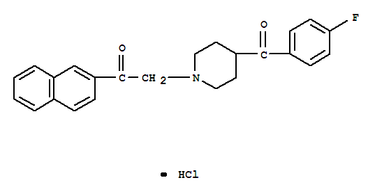 2-(4-(4-fluorobenzoyl)piperidin-1-yl)-2-acetonaphthone