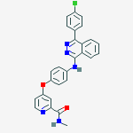 4-((4-((4-(4-chlorophenyl)-1-phthalazinyl)amino)phenyl)oxy)-N-methyl-2-pyridinecarboxamide