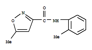 3-isoxazolecarboxamide, 5-methyl-N-(2-methylphenyl)-
