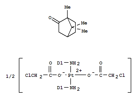 camphoramine chloroacetic platinum