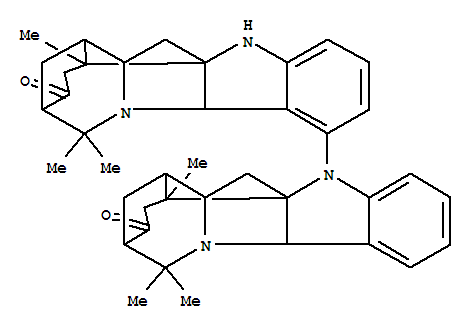 [7,11'(6'aH)-Bi-3,6:5,11a-dimethano-2H-indolo[3,2-c]isoquinoline]-2,2'-dione,1,1',3,3',4,4',4a,4'a,5,5',11,11',11b,11'b-tetradecahydro-11b,11'b,13,13,13',13'-hexamethyl-,[3S-[3a,4ab,5b,6a,6aa,7(3'R*,4'aR*,5'S*,6'R*,6'aR*,11'aS*,11'bS*),11ab,11bb]]-