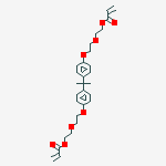 2-[2-[4-[2-[4-[2-(2-prop-2-enoyloxyethoxy)ethoxy]phenyl]propan-2-yl]phenoxy]ethoxy]ethyl prop-2-enoate