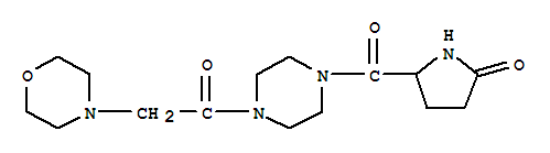 5-{[4-(morpholin-4-ylacetyl)piperazin-1-yl]carbonyl}pyrrolidin-2-one
