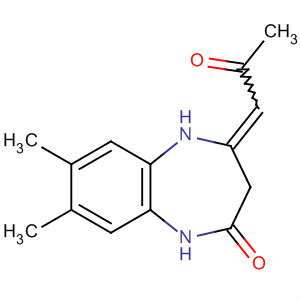 2H-1,5-Benzodiazepin-2-one,1,3,4,5-tetrahydro-7,8-dimethyl-4-(2-oxopropylidene)-