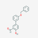 2-hydroxy-5-(3-phenylmethoxyphenyl)benzaldehyde
