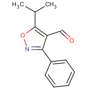 4-Isoxazolecarboxaldehyde, 5-(1-methylethyl)-3-phenyl-