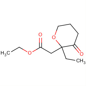 2H-Pyran-2-acetic acid, 2-ethyltetrahydro-3-oxo-, ethyl ester