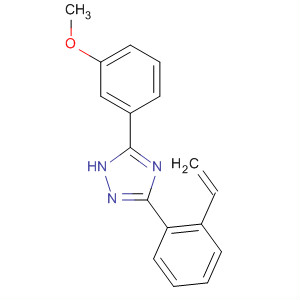 1H-1,2,4-Triazole, 3-(2-ethenylphenyl)-5-(3-methoxyphenyl)-