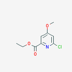 6-chloro-4-methoxypyridine-2-carboxylic acid ethyl ester