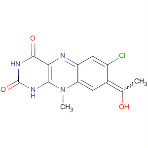 Benzo[g]pteridine-2,4(1H,3H)-dione,7-chloro-8,10-dihydro-8-(1-hydroxyethylidene)-10-methyl-