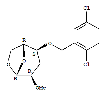 .beta.-D-ribo-Hexopyranose, 1,6-anhydro-3-deoxy-4-O-(2,5-dichlorophenyl)methyl-2-O-methyl-