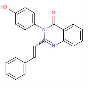 4(3H)-Quinazolinone, 3-(4-hydroxyphenyl)-2-(2-phenylethenyl)-