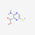 3-amino-6-(methylthio)-2-Pyrazinecarboxylic acid