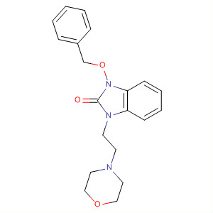 2H-Benzimidazol-2-one,1,3-dihydro-1-[2-(4-morpholinyl)ethyl]-3-(phenylmethoxy)-