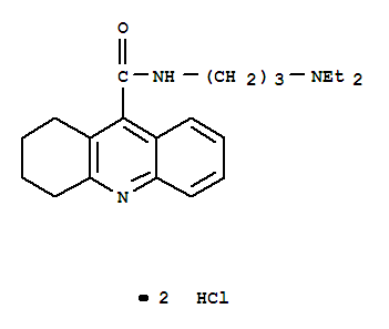 N-[3-(diethylamino)propyl]-1,2,3,4-tetrahydroacridine-9-carboxamide dihydrochloride