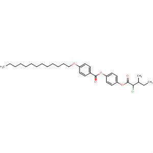 Benzoic acid, 4-(tridecyloxy)-,4-[(2-chloro-3-methyl-1-oxopentyl)oxy]phenyl ester