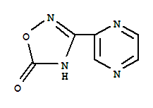 1,2,4-Oxadiazol-5(2H)-one, 3-pyrazinyl-