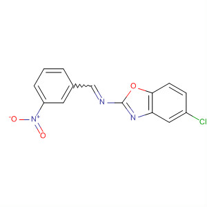 2-Benzoxazolamine, 5-chloro-N-[(3-nitrophenyl)methylene]-