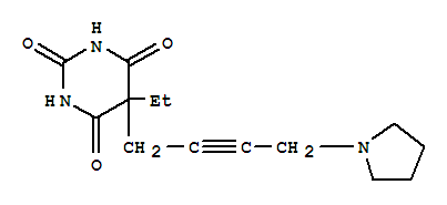 5-ethyl-5-[4-(pyrrolidin-1-yl)but-2-yn-1-yl]pyrimidine-2,4,6(1H,3H,5H)-trione
