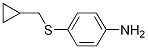4-((cyclopropylMethyl)sulfanyl)aniline