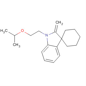 Spiro[cyclohexane-1,3'-[3H]indole],1',2'-dihydro-2'-methylene-1'-[2-(1-methylethoxy)ethyl]-