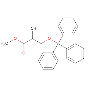 Propanoic acid, 2-methyl-3-(triphenylmethoxy)-, methyl ester, (2S)-