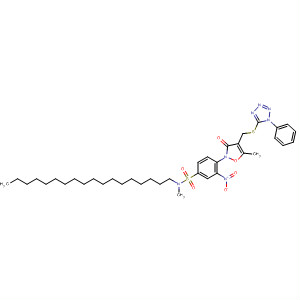 Benzenesulfonamide,N-methyl-4-[5-methyl-3-oxo-4-[[(1-phenyl-1H-tetrazol-5-yl)thio]methyl]-2(3H)-isoxazolyl]-3-nitro-N-octadecyl-