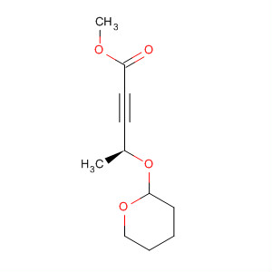2-Pentynoic acid, 4-[(tetrahydro-2H-pyran-2-yl)oxy]-, methyl ester, (4S)-