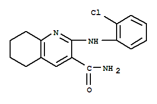 2-[(2-chlorophenyl)amino]-5,6,7,8-tetrahydroquinoline-3-carboxamide