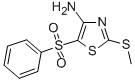 4-AMINO-2-METHYLTHIO-5-(PHENYLSULFONYL)THIAZOLE
