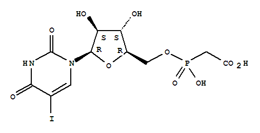 2-[[(2R,3S,4S,5R)-5-(6-amino-5-iodo-2-oxo-3,6-dihydro-1H-pyridin-3-yl)-3,4-dihydroxy-tetrahydrofuran-2-yl]methoxy-hydroxy-phosphoryl]acetic acid