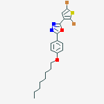2-(2,5-dibromothiophen-3-yl)-5-(4-octoxyphenyl)-1,3,4-oxadiazole